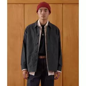 (국내매장정품) 무신사 스탠다드 MUSINSA STANDARD 백 사틴 초어 자켓 재킷 [다크 그레이] MMDJJ2Z15-DG 27