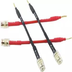 스프링 로드 터미널 앰프 스피커 사운드 시스템 4팩을 위한 WJSTN 플렉스 핀 바나나 플러그 4mm 암컷 잭