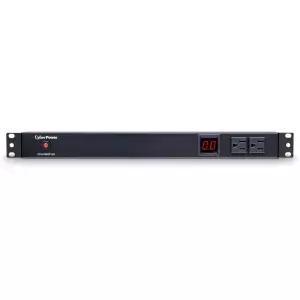 사이버파워 PDU15M2F12R 미터링 100-125V/15A 12A로 감속 14개 콘센트 1U 랙마운트 15피트 전원 코드