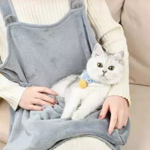 [골드스마일]고양이 강아지 캥거루 그루밍 포대기 담요 앞치마 펫