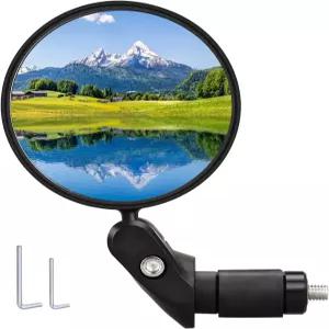산악 도로 자전거를 위한 핸들바 미러 1pcs HD 백미러 앨런 렌치가 장착된 조절식 볼록