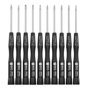 10 조각 정밀 드라이버 세트 Trox 슬롯 형 필립스 호환 Petalobe Y 휴대 전화 시계 컴퓨터 수리 도구