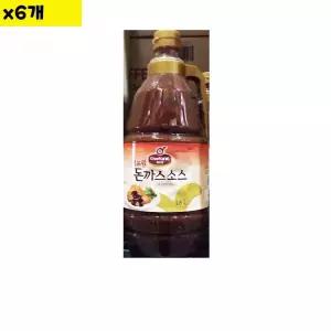 식자재 식재료 유통 돈까스소스 대상 1.8L x6개