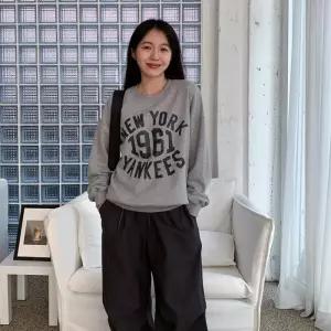 [옷자락]여자 뉴욕 1961 오버핏 쮸리 맨투맨