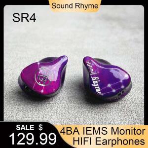 사운드 라임 SR4 인이어 하이파이 무빙 다리미 음악 스튜디오 리턴, 전문 맞춤형 DIY 베이스