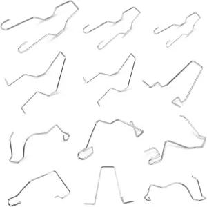 12Pcs 전구 고정 스프링 클립 범용 자동차 헤드라이트 클램프 헤드램프 딥 빔 호더 H1 H3 H4 H7용