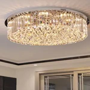 인테리어 조명 수정 침실 거실 원형 무드등 크리스탈