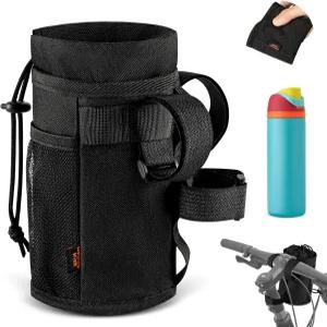 탈착식 패스너 스트랩이 있는 핸들바 24-32온스 자전거 컵 홀더용 초박형 물병 산악 로드 바이크 스쿠터용