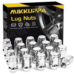 [미국배송] 미쿠파 M12X1.25 러그 너트 - 닛산 알티마 맥시마 패스파인더 로그 센트라 스바루 아웃백 포레스터 애프터마켓 휠 교체 20PCS 크롬 클로즈드 엔드
