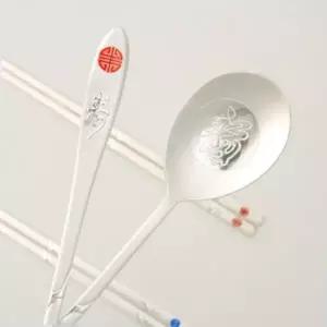 은수저 세트 2벌 숟가락 젓가락 실버 답례품 고급