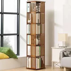 회전 북타워 선반 책꽂이 진열대 틈새 서재 침실 베이직 거실 철제 원형