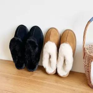 인기상품 여성 2컬러 겨울 데일리 퍼슬리퍼 스웨이드 털슬리퍼 [WFKWTXW_260414]
