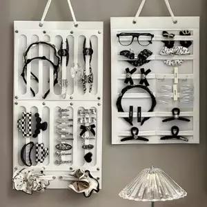 D 펠트 벽걸이 악세서리 정리대 헤어핀 머리띠 선글라스 안경 보관함 벽 틈