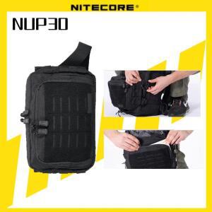NITECORE NUP30 숄더백 배낭 다목적 유틸리티 파우치 패브릭 데일리 패키지 여행 러닝 캠프 낚시 피크닉 가