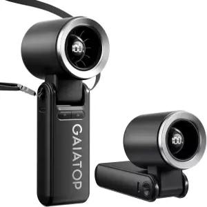 가이아탑 휴대용 터보 팬 21시간 냉각 180 접이식 4-in-1 선풍기 6단 1-100 개인용 미니 여행 작업 야외