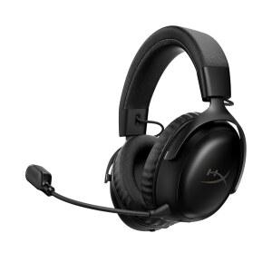 멀티 플랫폼용 HyperX Cloud III S u2013 무선 게이밍 헤드셋 2.4GHz 블루투스 배터리 수명 최대 120시간 / 200시간 53mm 앵글 드라이버 탈착식 마이크 블랙