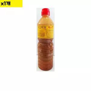 식자재 도매 머스타드소소 매운맛 맛샘 1Kg 1개