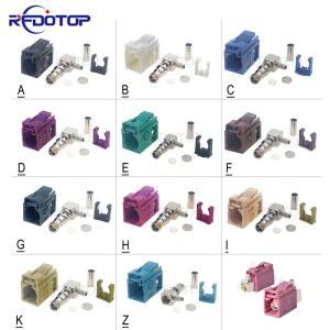 1Pcs 새로운 Fakra RG316 RG174 케이블 압착 직각 커넥터 자동차 라디오 FM GPS 안테나 어댑터