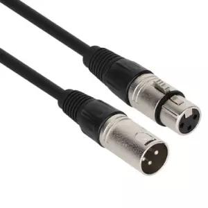 NETmate NMC XLR01F XLR 캐논 마이크 연장 케이블 1m음향잭 케이블선 연결