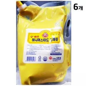 허니머스타드드레싱(오뚜기 2K)X6