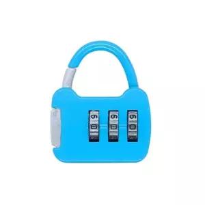 사무실 미니 자물쇠 자물통 서랍장 다용도 다이얼 블루