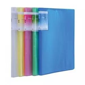 클리어화일 도큐먼트파일 서류홀더 녹색 A4 20매 학교