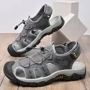 야무치 남자 데일리룩 신발 샌들 여름 아웃도어 비치화 펀칭 스포츠 캐주얼 빅사이즈 슈즈 KUK5