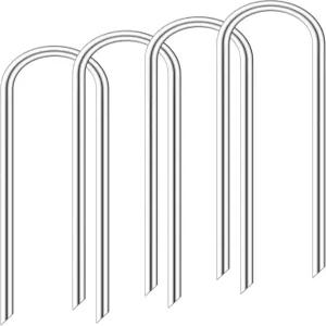 로유데키우 트램펄린 위한 고풍력 중장비 앵커 아연 도금 강철 풍력 스테이크