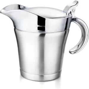 스테인리스 스틸 그레이비 보트 가족 저녁 식사용 이중 단열 소스 저그