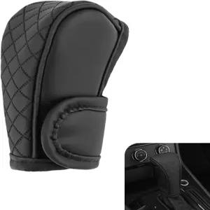 자이케페스트 자동차 기어 변속 커버 가죽 시프터 레버 보호용 노브 범용 장식 액세서리 블랙