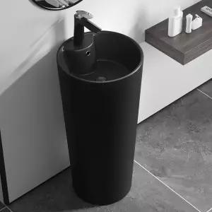 긴다리세면대 원형  탑볼 DIY 욕실 리모델링 개별 사각