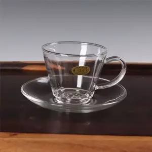 [골드스마일]다도 티컵 투명유리커피잔 내열 찻잔 투명 작은