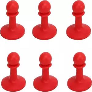 Xanadued 6팩 방수포 팁 커버 텐트 폴 캡 프로텍터 캠핑 하이킹 배낭 여행자 여행 애호가 등산 야외 번개