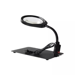 납땜 LED 조명 탁상용 돋보기 스탠드 확대경