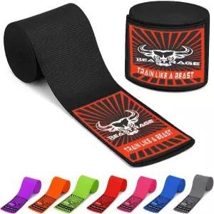 비스트 레이지 복싱 핸드 랩스 MMA 킥복싱 손목 프로 성인 180인치 반탄성 무술 이너 글러브 무거운 가방