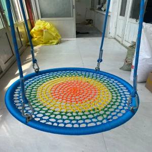 새둥지 그네 원형 스윙 해먹 그물망 실내 천장 놀이기구 아이 흔들의자