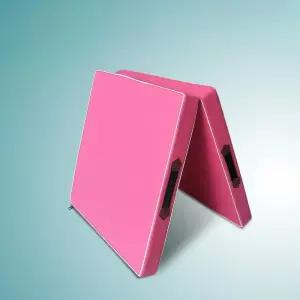 찜질방 매트 접이식 1인용 사우나 휴게실 핑크