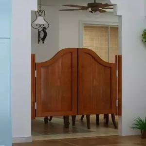 스윙 도어 주방 레스토랑 카우보이문 파티션 가림막 원목 칸막이 중문 오프너 공간