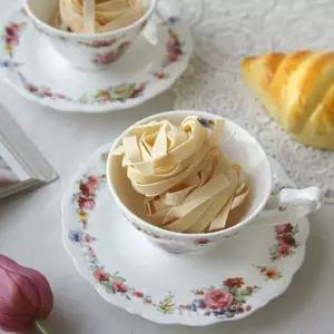 선물하기 좋은 로즈부케 본차이나 커피잔 2인세트 W86338B