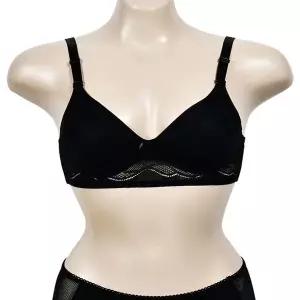 코튼 오가닉 풀컵 노와이어 인견 B컵 브라 WFJ694X