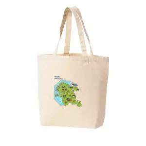 무료 한국관광 충남관광지도 관광지 에코백 토트백 추가 충남투어 글자디자인