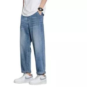 썬더볼츠 남자 남성 캐주얼 데님바지 배기핏 봄여름 배기 청바지 레이셀 KKE2