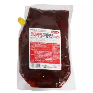 코다리찜 조림양념 매운맛 2kg 1개 식사 한식 회식 일식 집밥 점심시간