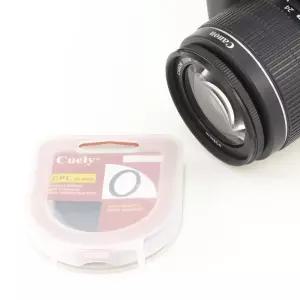 DSLR 카메라 55mm CPL 필터 편광 렌즈 파나소닉 니콘 호환