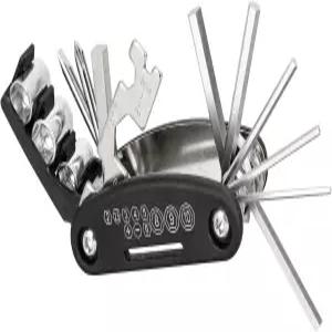 산악 자전거 및 로드 바이크에 사용되는 16-in-1 멀티툴 타이어 수리 액세서리를 포함한 PXZBLG 키트 도구