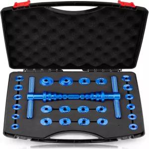 휠 허브용 데브비쿠 25PCS 자전거 베어링 프레스 키트 부싱 공구가 포함된 소프트 테일 프레임 피벗 포인트