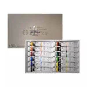 문구 유화물감 세트 12색 50ml A물감 포스터 아크릴