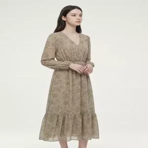 [카라]KARRA 샌드쁘띠플라워원피스_A6M0106