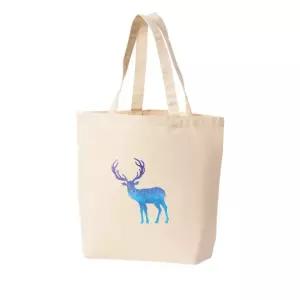 메리 꽃사슴 에코백 무료 사슴 토트백 크리스마스 추가 성탄절 글자디자인