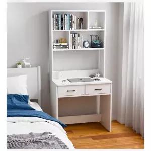 700책상 원룸 책꽂이 원목 인테리어 학생 600 1000